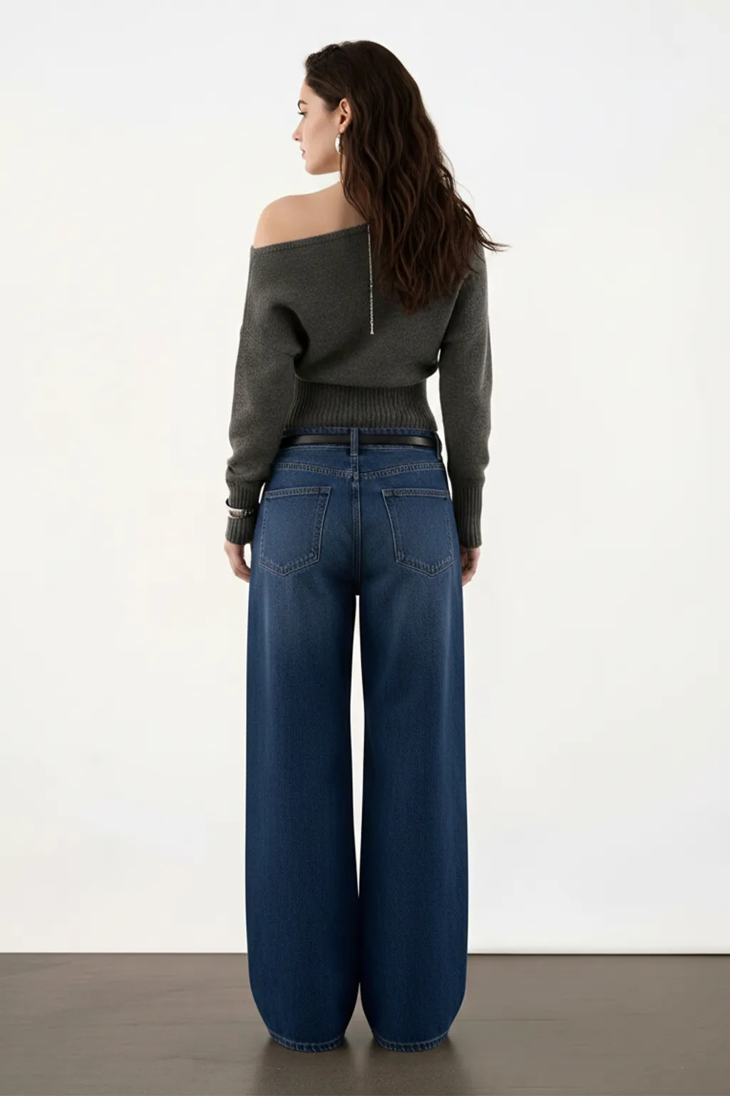 One-Shoulder Knit Top