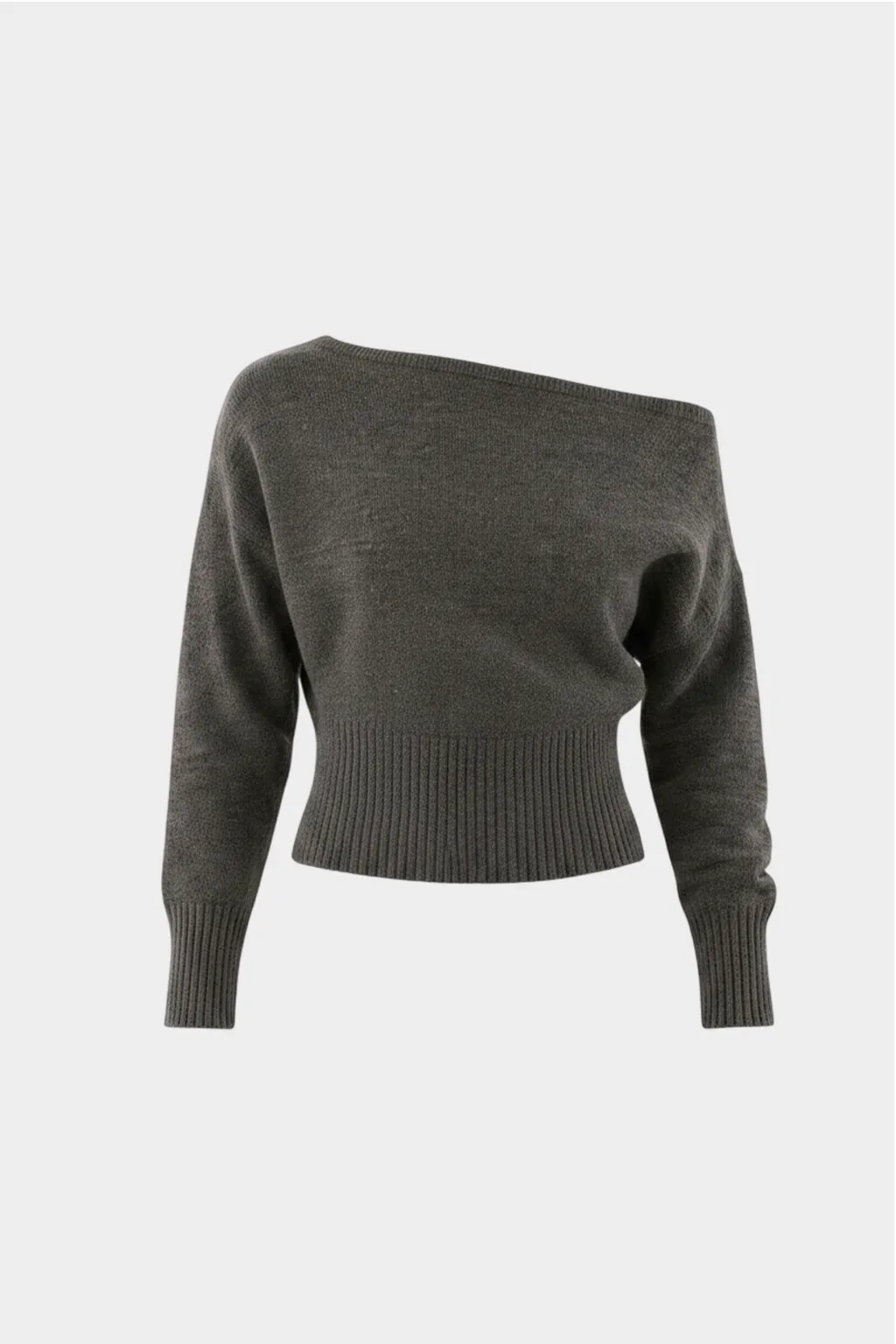 One-Shoulder Knit Top