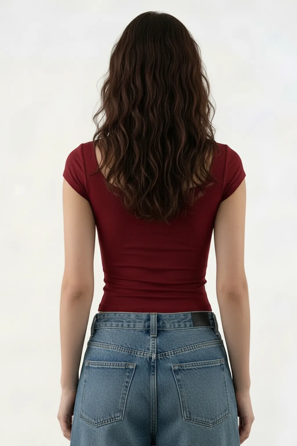 Square Neck Crop Top