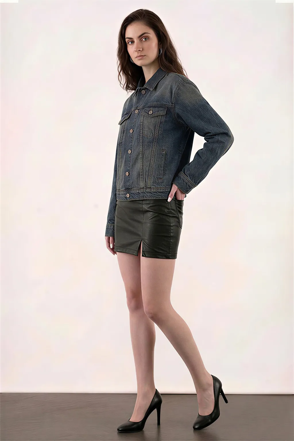 Classic Structured Denim Jacket